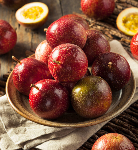 Fresh Raw Organic Passion Fruit Ready to Eat